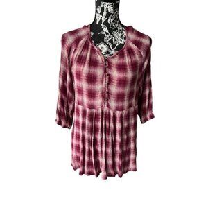 Anthropologie Maeve Women’s Top Long Sleeve Pink Size Small